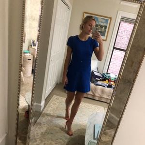Anthropologie Maeve Blue Shift Dress
